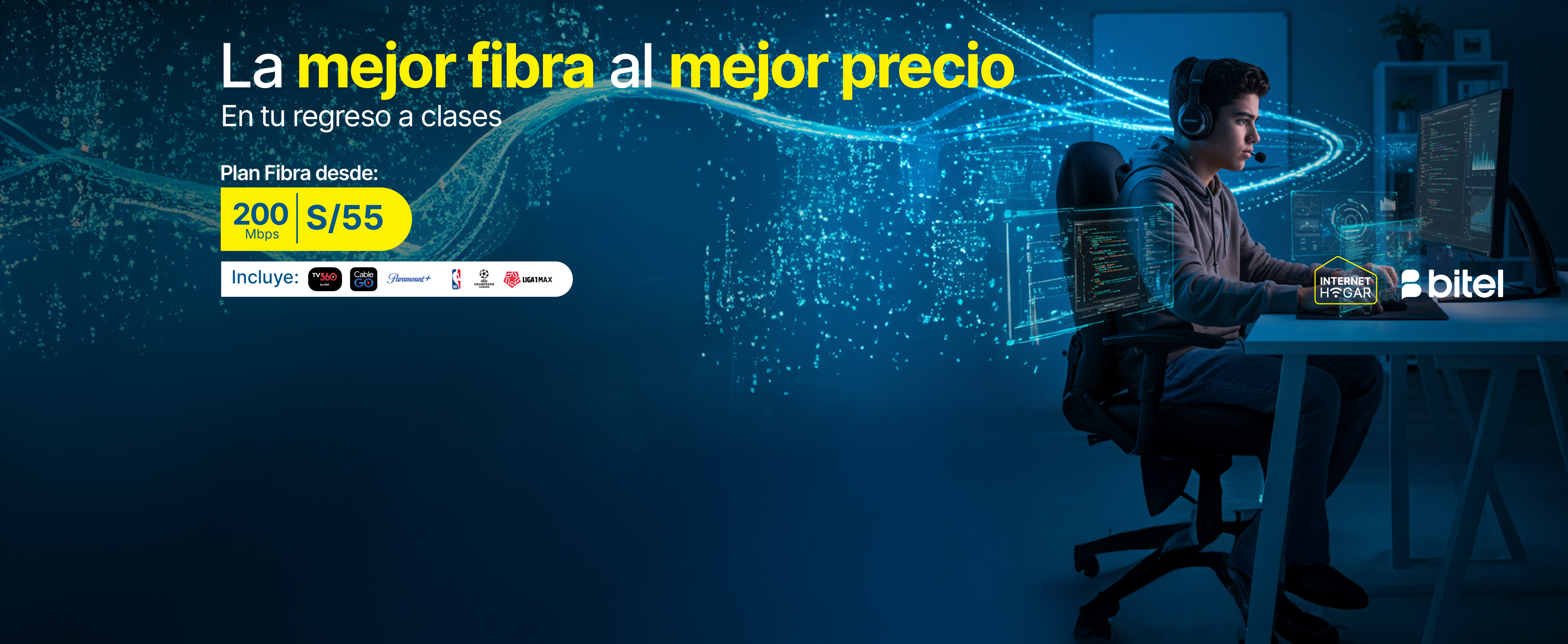 ¡Fibra de Bitel!