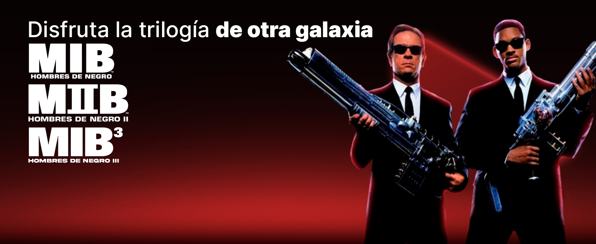 ¡TRILOGÍA - HOMBRES DE NEGRO!