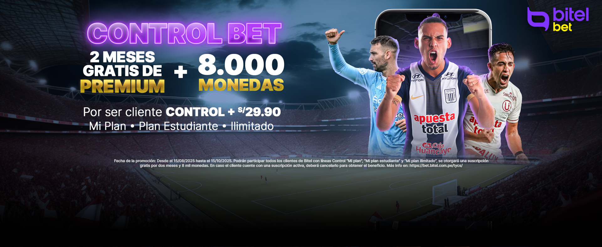 Bitel Bet nuevo banner tv, web