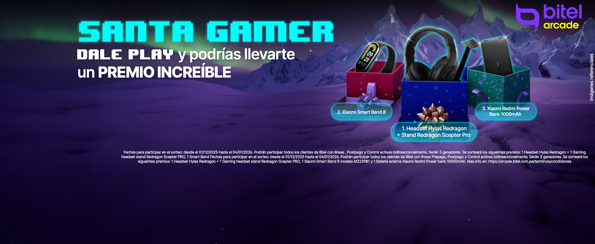 ARCADE: SORTEO SANTA GAMER - desktop