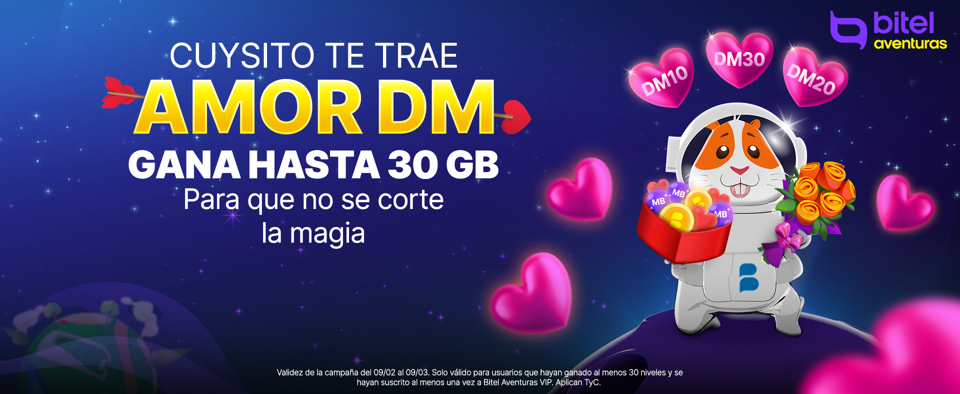 Aventura San Valentín - Todos los disp